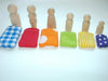 Wooden Toy - Family Box - Handmade Wooden Little People Playset