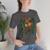 Vintage Vibe Botanical Flower T-shirt, Teacher flower shirt, Floral Flower tshirt, wildflower shirt, montessori teacher tee