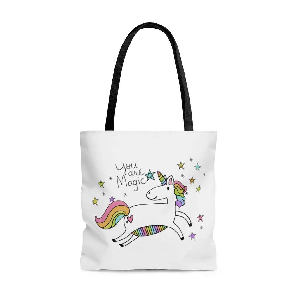 You are Magic - Unicorn - Original Artwork Reusable Graphic Tote Bag