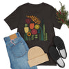 Warm Vibes Botanical Flower T-shirt, Teacher flower shirt, Floral Flower tshirt, wildflower shirt, montessori teach shirt, nature lover tee