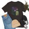 Muted Vintage Botanical Flower T-shirt, Teacher flower shirt, Floral Flowers, botony, nature enthusiast, natural world shirt