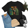 Botanical Flower T-shirt, Warm Desert Floral Tee, Teacher flower shirt, Floral Flower tshirt, wildflower shirt, montessori teach shirt