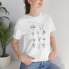 Mushroom T-shirt, Teacher flower shirt, Nature tshirt, wildflower shirt, montessori teach shirt