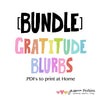 Printable - Gratitude Blurb Journal